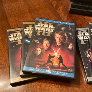 Star Wars DVD set of six
